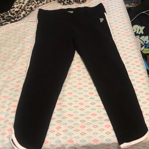 victorias secret pink yoga pants 7/8 length